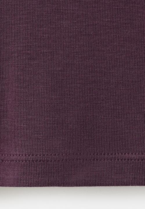 MANGO - T-shirt secondca - dark red