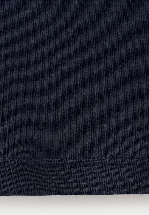 MANGO - T-shirt secondpe - navy