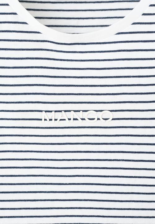 MANGO - T-shirt mangora -  navy