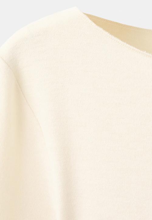 MANGO - T-shirt ani - light/pastel yellow