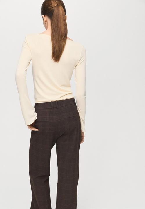 MANGO - T-shirt ani - light/pastel yellow