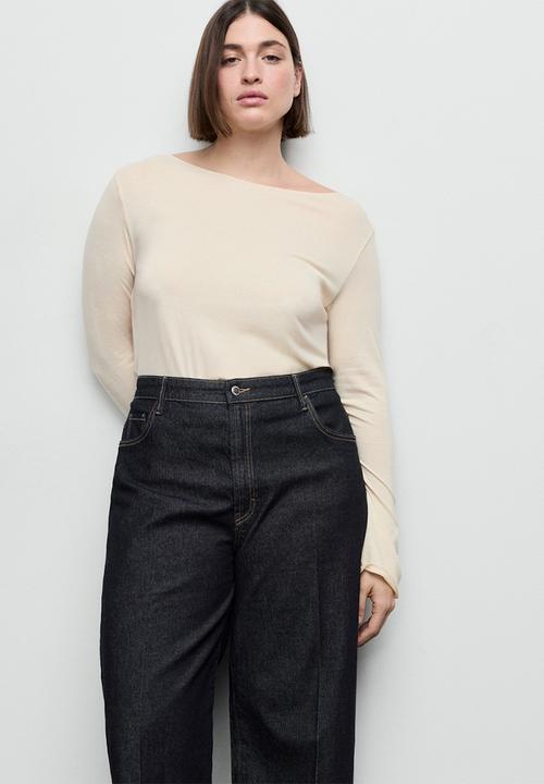 MANGO - T-shirt ani - light/pastel yellow