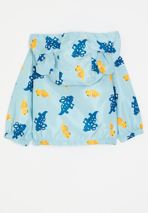 Pop Candy - Padded jacket with ears - light blue/dinos