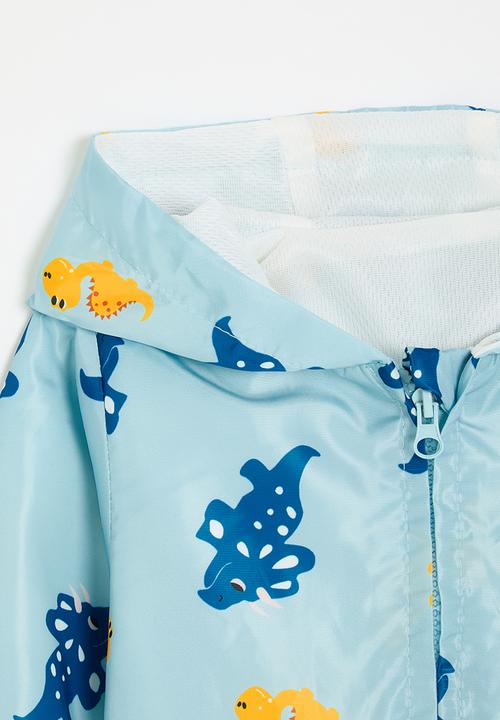 Pop Candy - Padded jacket with ears - light blue/dinos