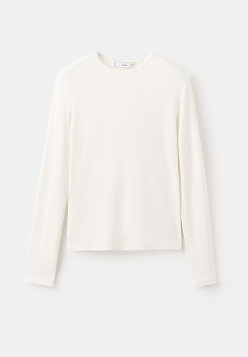 MANGO - T-shirt liloca - natural