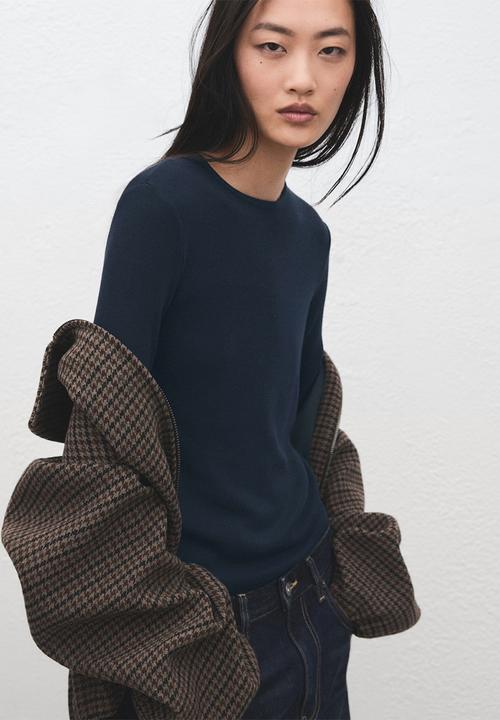MANGO - T-shirt liloca - dark blue