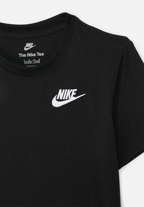 Nike - Nkn Nsw Embroid Futura Tee - Black