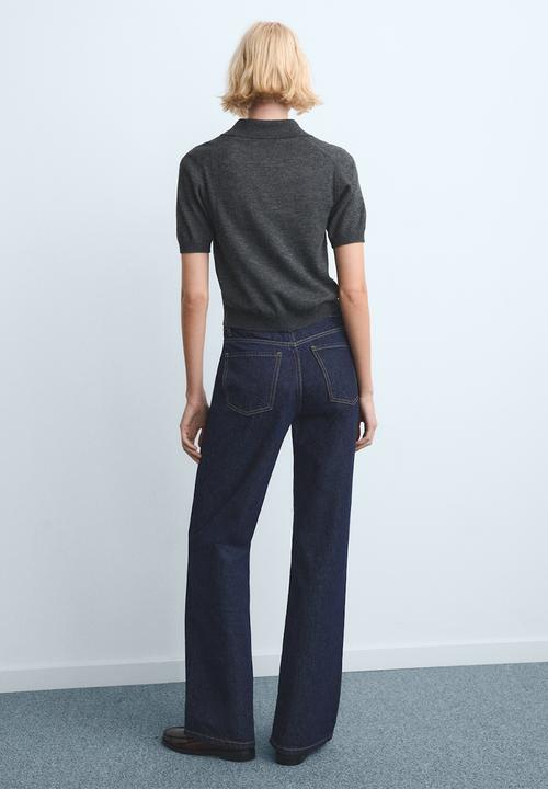 MANGO - Jeans danila - open blue