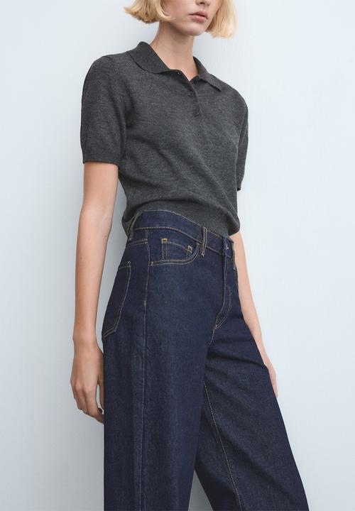 MANGO - Jeans danila - open blue