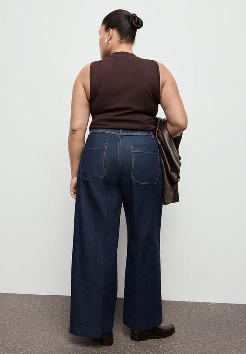 MANGO - Jeans jessie - open blue