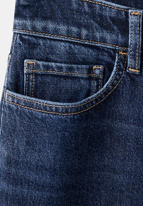 MANGO - Jeans newmom - open blue