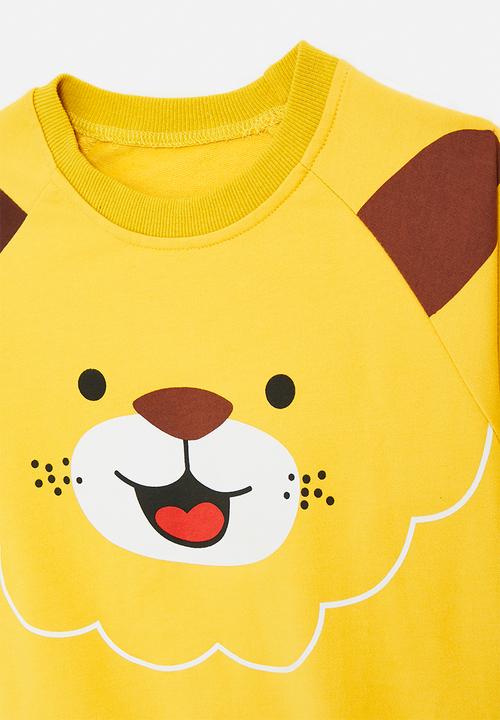 Pop Candy - Bear sweatshirt - yellow