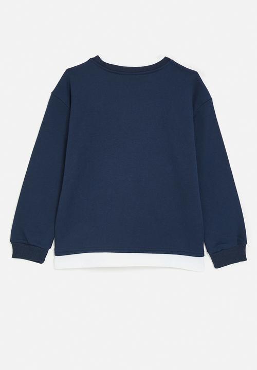 Pop Candy - Dino graphic sweatshirt - navy blue