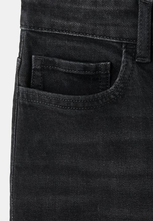 MANGO - Jeans newmom - open gray