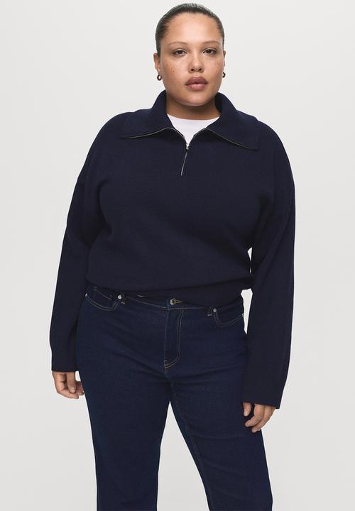 MANGO - Jeans sienna - open blue
