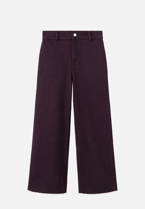 MANGO - Jeans catherin - dark red
