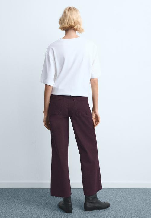 MANGO - Jeans catherin - dark red