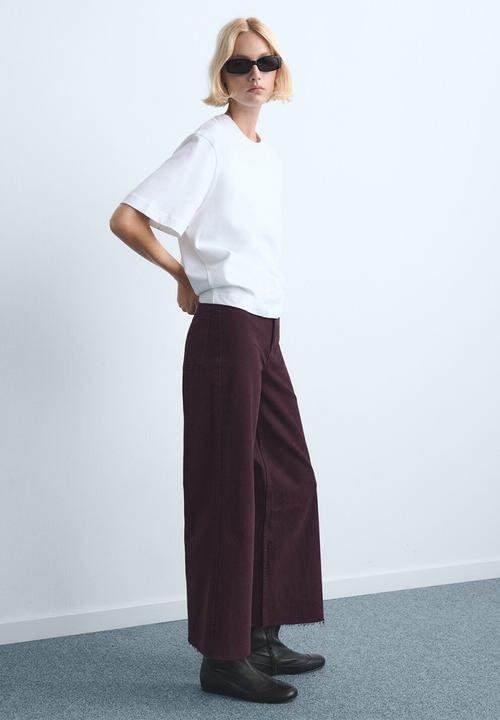 MANGO - Jeans catherin - dark red