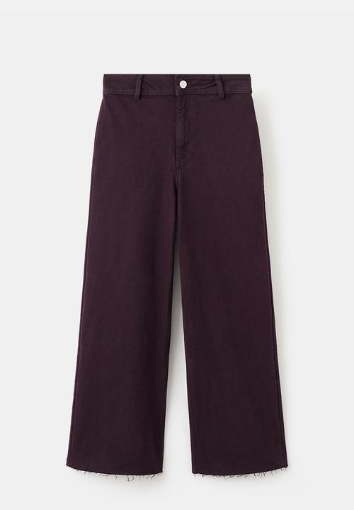 MANGO - Jeans catherin - dark red