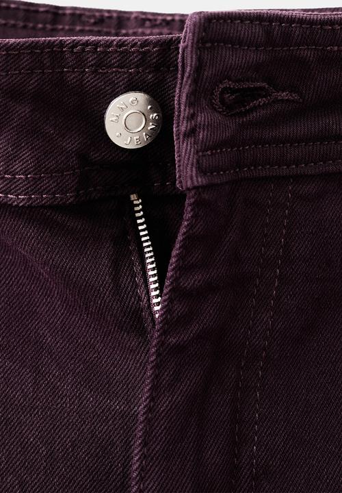 MANGO - Jeans catherin - dark red