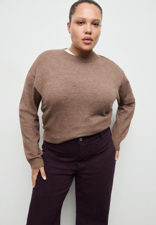 MANGO - Jeans catherin - dark red