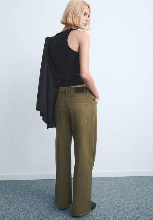 MANGO - Jeans lucky - khaki