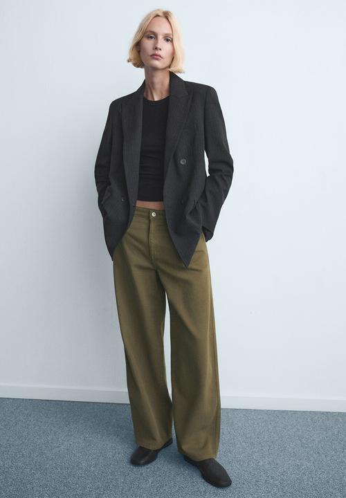 MANGO - Jeans lucky - khaki