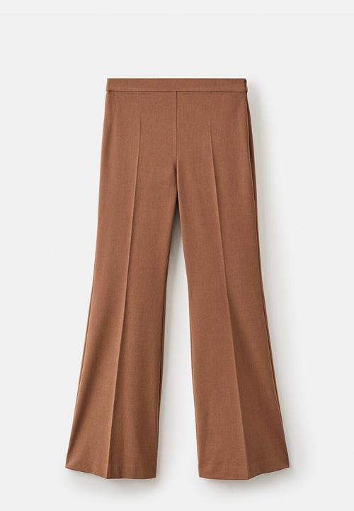MANGO - Trousers milano - dark brown