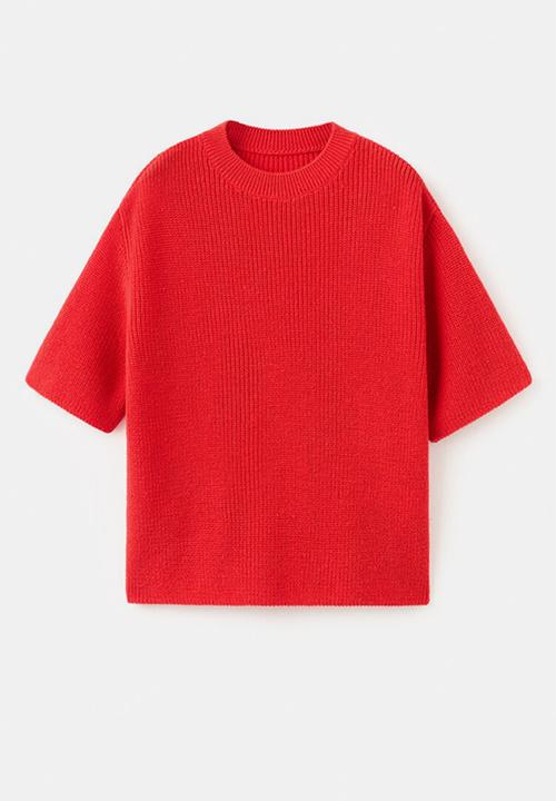MANGO - Sweater cab - red
