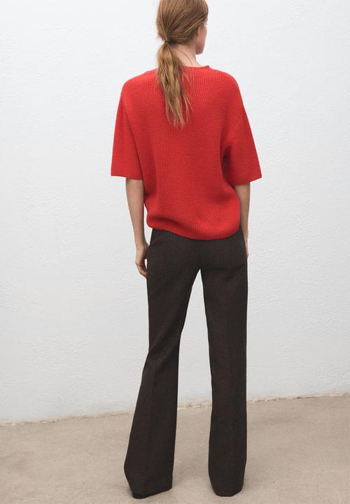 MANGO - Sweater cab - red
