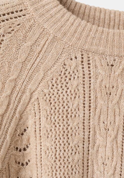 MANGO - Sweater dumbo - medium brown