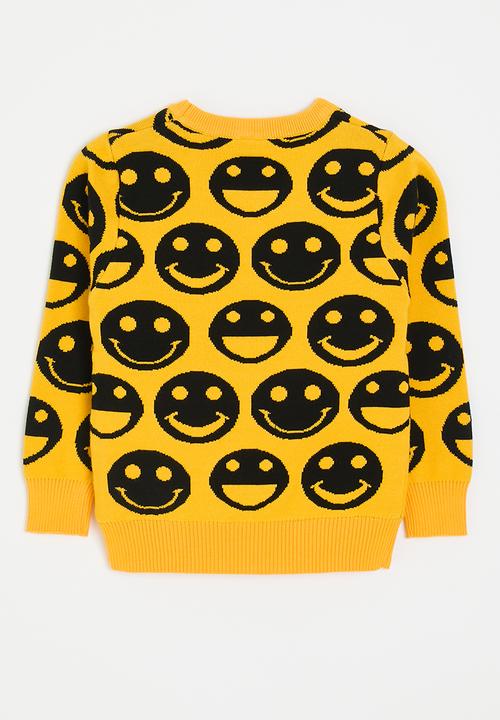 Pop Candy - Smiley jersey - yellow/black