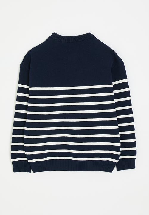 Pop Candy - Striped jersey - navy/white stripes