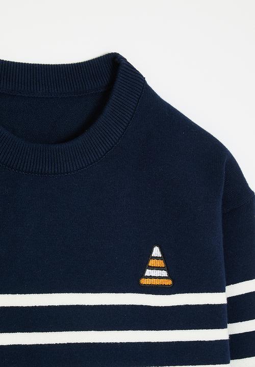 Pop Candy - Striped jersey - navy/white stripes