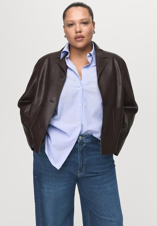 MANGO - Jeans elise - open blue