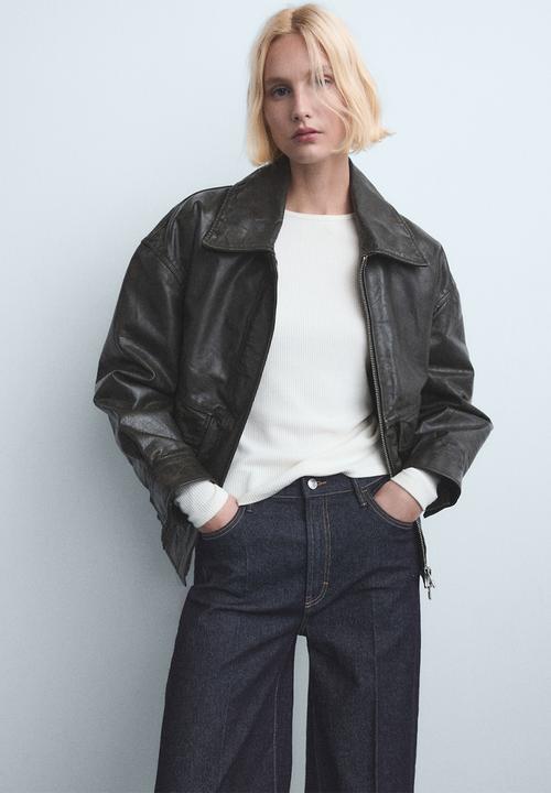 MANGO - Jeans elise  - open blue