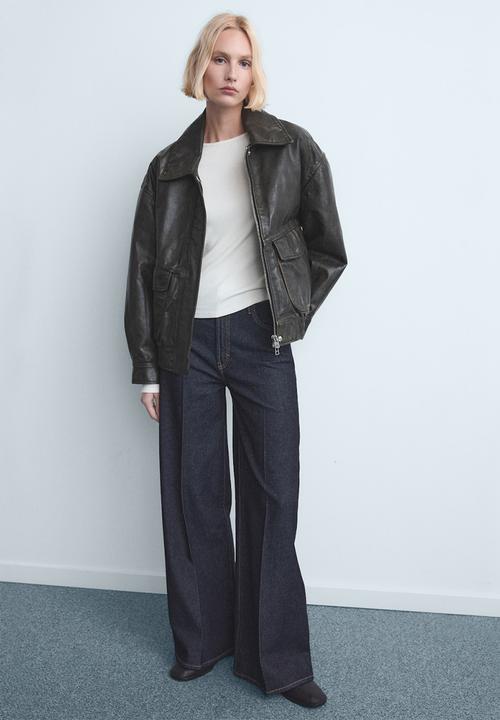 MANGO - Jeans elise  - open blue