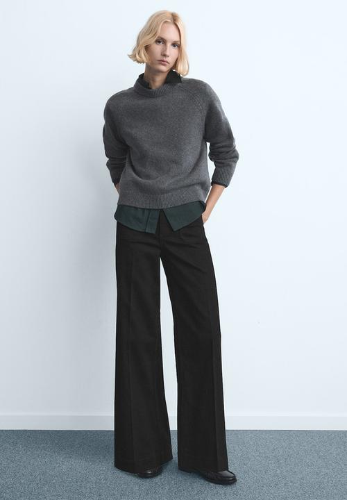 MANGO - Jeans jessie - open gray