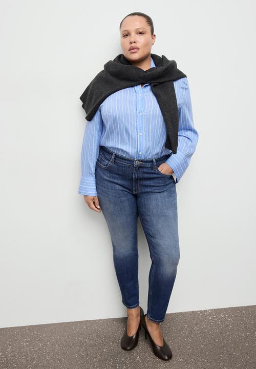 MANGO - Jeans newisa - open blue