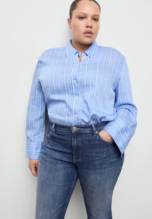 MANGO - Jeans newisa - open blue