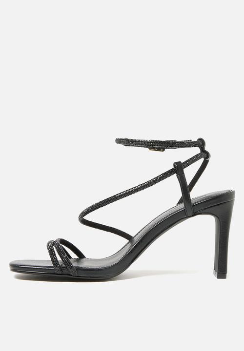Forever New - Mila diamante heel in black