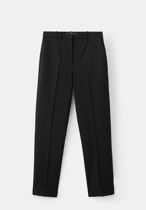 MANGO - Trousers boreal - black