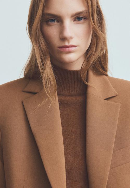 MANGO - Blazer milano - dark brown