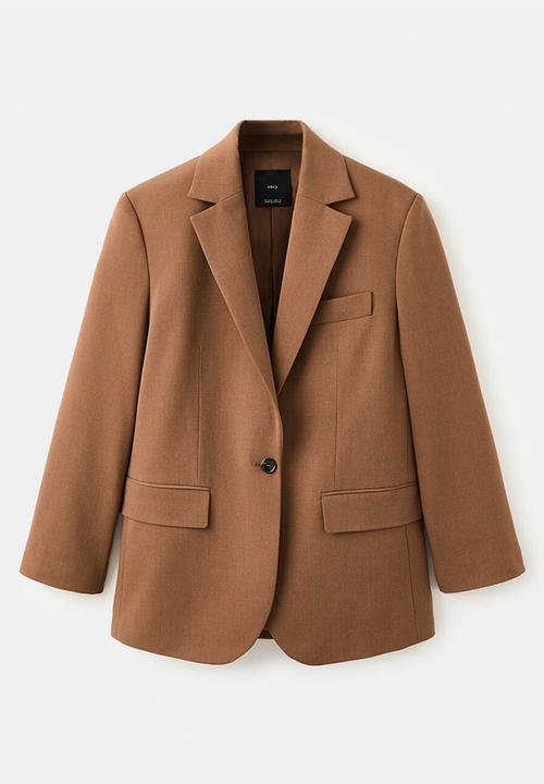 MANGO - Blazer milano - dark brown