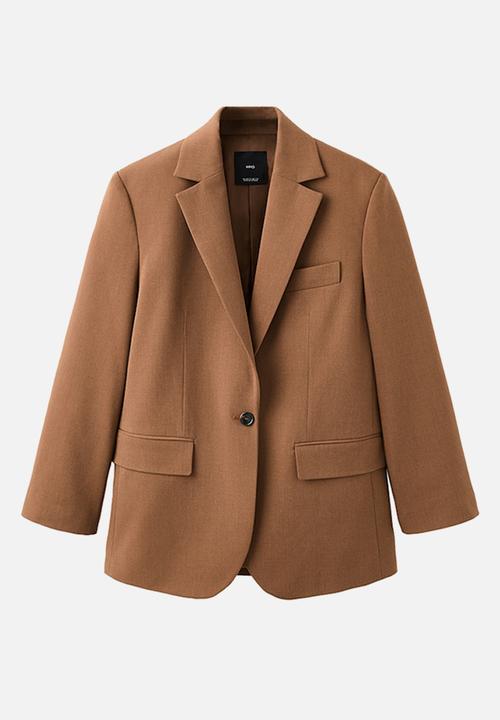 MANGO - Blazer milano - dark brown