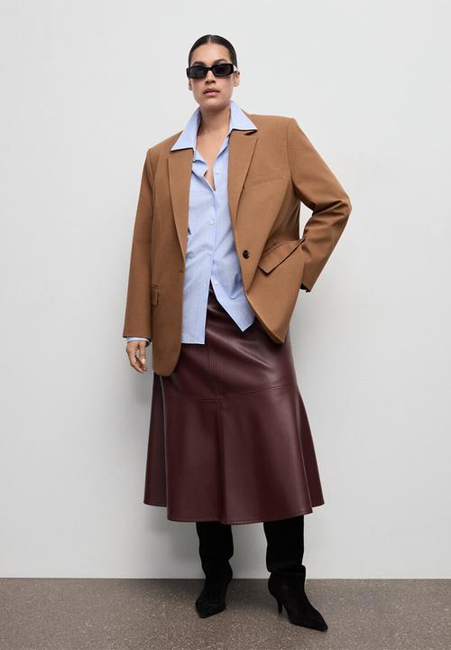 MANGO - Blazer milano - dark brown