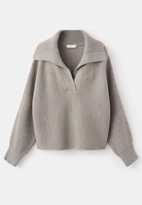 MANGO - Sweater manzana - light/pastel gray