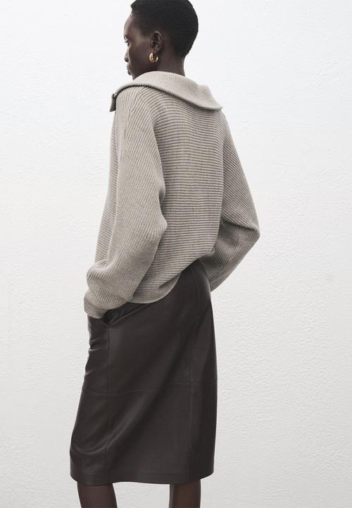 MANGO - Sweater manzana - light/pastel gray