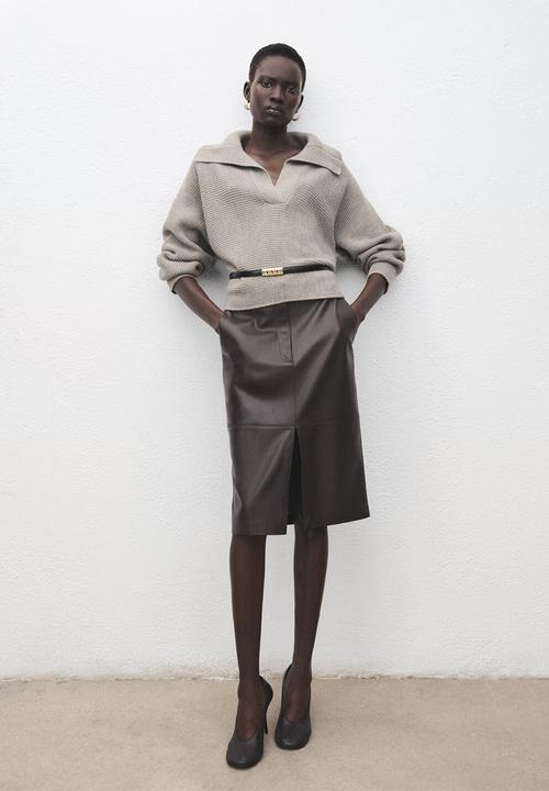 MANGO - Sweater manzana - light/pastel gray