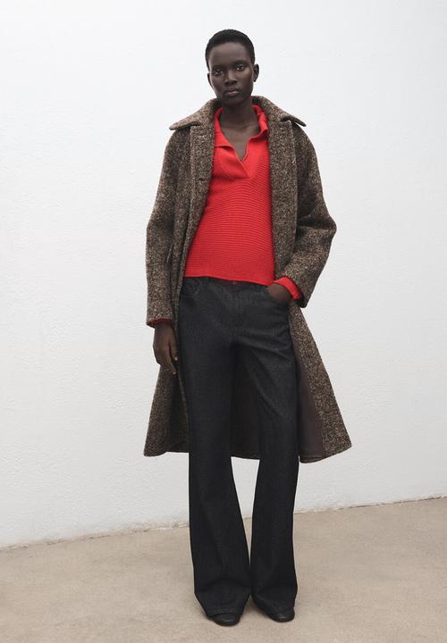 MANGO - Sweater manzana - red